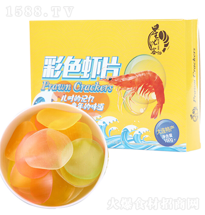 粵盛海鮮彩色蝦片150g