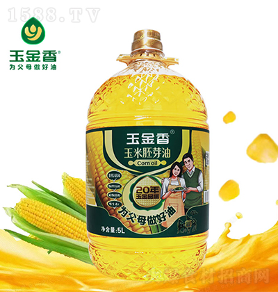 玉金香 玉米胚芽油 5L 食用油