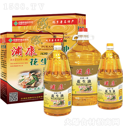 浦康 一級(jí)壓榨花生油集合 食用油