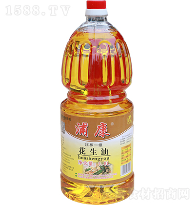 浦康 壓榨一級(jí)花生油 1.8L 食用油