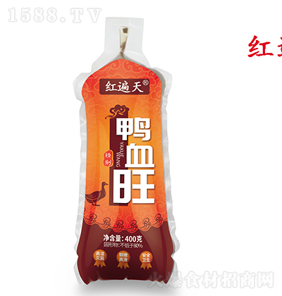 紅遍天 鴨血旺 火鍋食材 生鮮食材 火鍋菜 400克