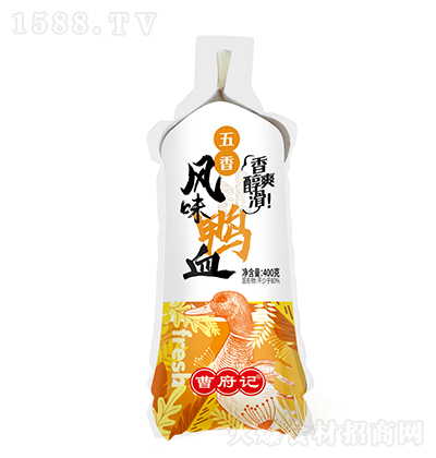 曹府記 五香風味鴨血 火鍋食材 生鮮食材 火鍋菜 400克