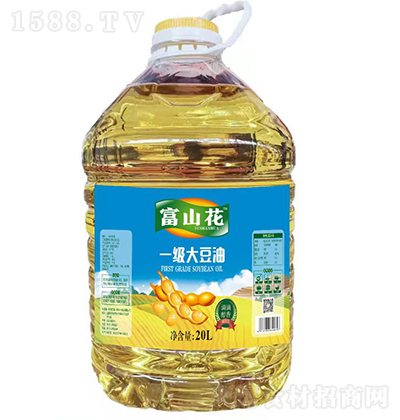 富山花 一級大豆油 食用油 健康油 烹飪油 20L