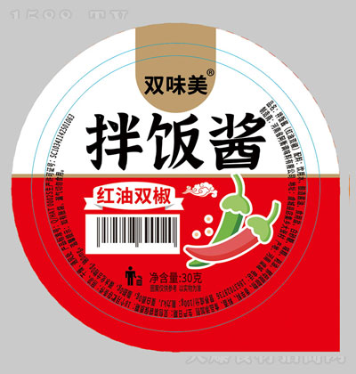 雙味美紅油雙椒拌飯醬30g 調味醬 佐料醬料
