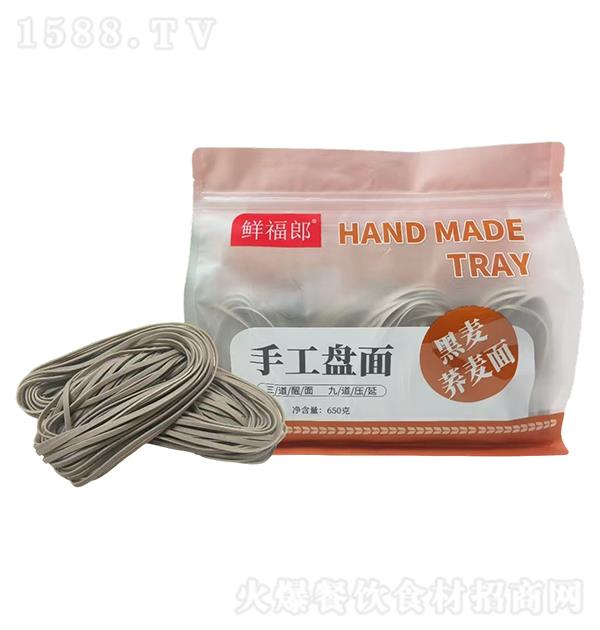 鮮福郎 手工盤面黑麥蕎麥面650g